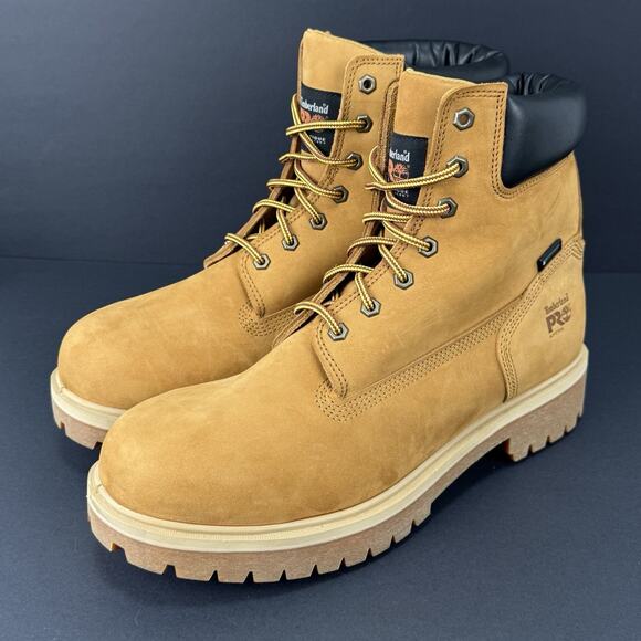 Timberland PRO Direct Attach 6” Work Boots Men’s 13W Wheat / Tan Soft Toe NEW main image 4